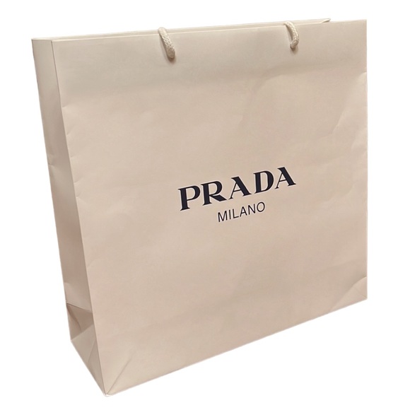 Prada Bags Prada White Shopping Bag Poshmark